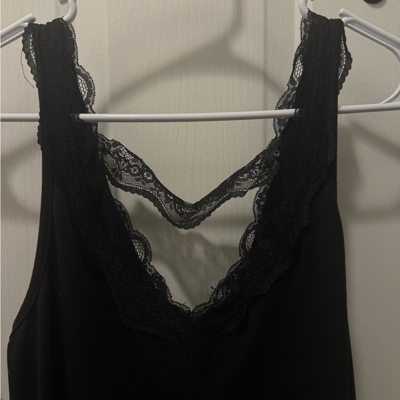 0XL Black Lace Trim Sleepwear - Picture 2 of 3